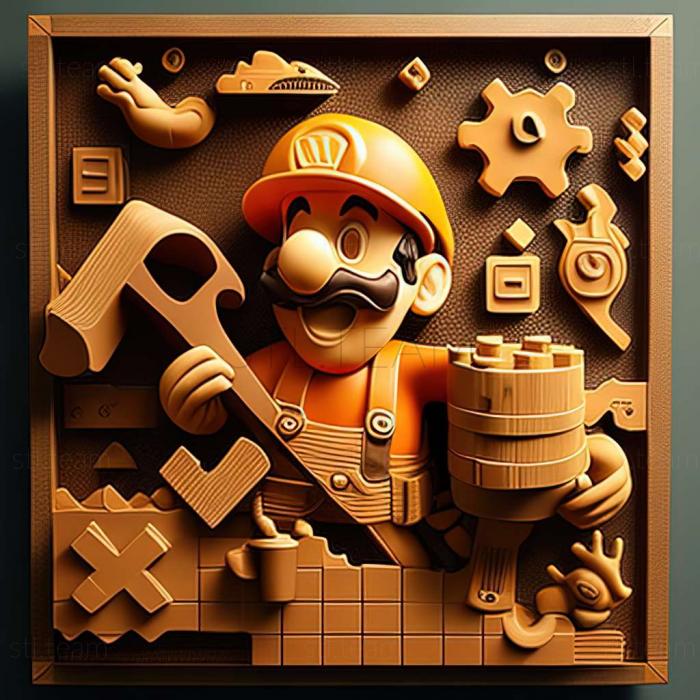 3D модель Гра Super Mario Maker (STL)